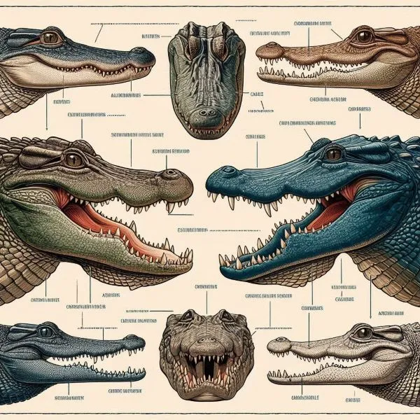 Vad är skillnaden mellan en alligator och en krokodil?